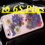 i6 /6s /Plus True Flower Stylish Clear Hard PC Case for iPhone 6 /6S for iPhone 6 Plus /6s Plus Real Flora Girl Romantic Cover - Shopy Max