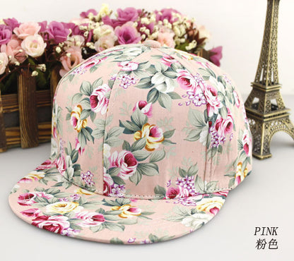 2016 female doodle hiphop cap women printing baseball chapeau ladies brim straight snapback discount