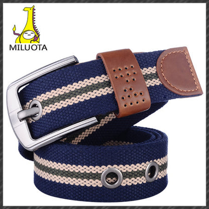 [MILUOTA] 2014 canvas pin buckle belt unisex military belt Army tactical fashion