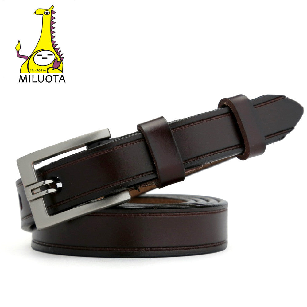 [MILUOTA] 2016 Designer Belts for Women Genuine Leather Fashion Dress belt