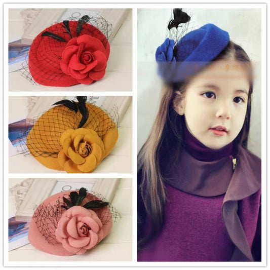 Lady hat gift children kids baby girls hair accessories hair bands headwear