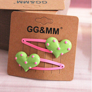 New Arrival styling tools Love dots Hairpin headwear hair accessories make