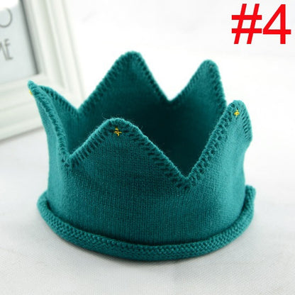 Baby crown Headband Girls Crochet hair accessories Children hair bands Soft Headwear Hair Band 1pc HB278 - Shopy Max