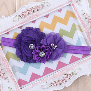 Baby Headband Hair Bowknot lace Headbands Infant Hair Accessories Girls grosgrain ribbon - Shopy Max