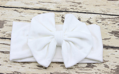 5" Cotton Large Bowkont Baby girls Headbands Vintage sector Big bows For Children