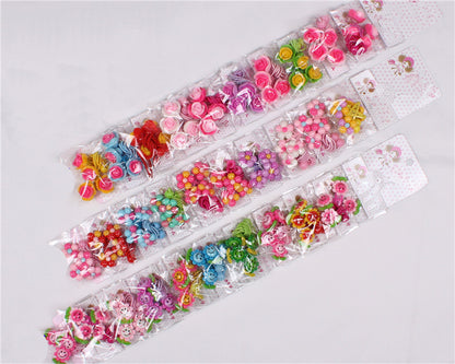 2016 Fashion Hair Accessories Baby Headband Kids Cute Hair Clip Elastic hair Bands Polyester Headbands Flower Hairpin For Girls