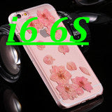 i6 /6s /Plus True Flower Stylish Clear Hard PC Case for iPhone 6 /6S for iPhone 6 Plus /6s Plus Real Flora Girl Romantic Cover - Shopy Max