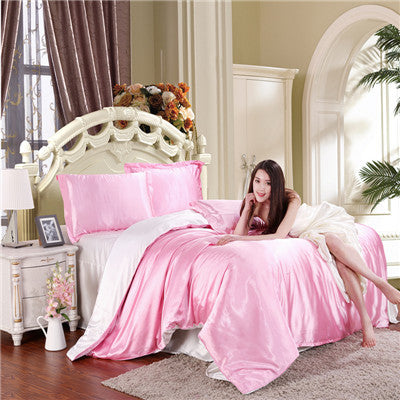 Cheap Luxury Bedding Sets Silk Quilt Duvet Cover Sets Full Queen King Size Bedding Sets Many Luxury Bedding Patterns.