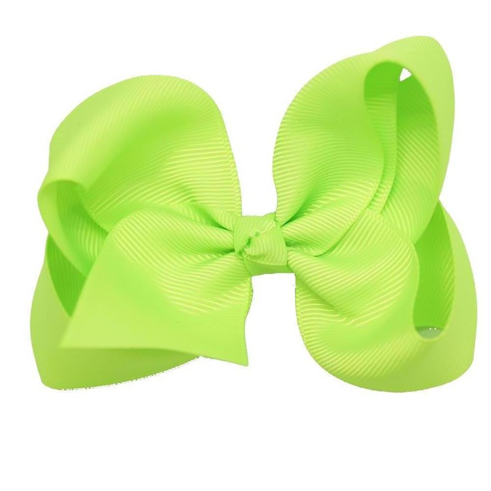 Baby Ribbon Bow With Hair Clips Baby Girl Hair Bows Boutique Hair Bows - Shopy Max