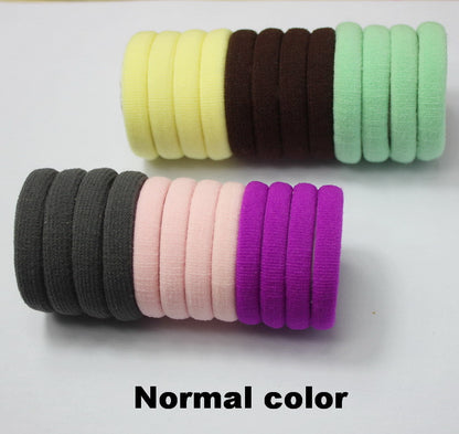 50pcs/lot Girl Candy Color Rubber band Fashion high elastic hair rope ties