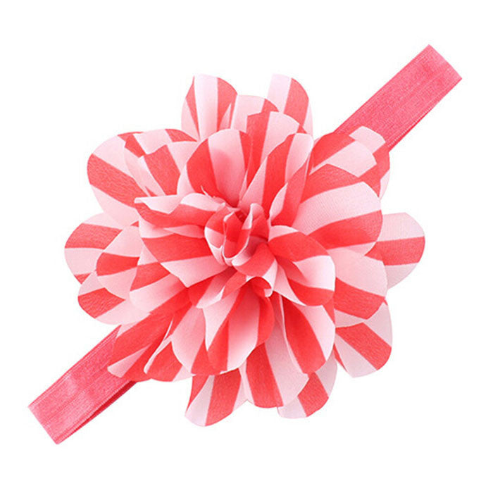 Best Deal New Fashion 1PC Lovely Baby Girls Headbands Striped Flower Headbands