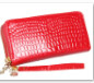 Large Capacity purse Litchi Grain Women Wallets Long Clutches Double Zipper