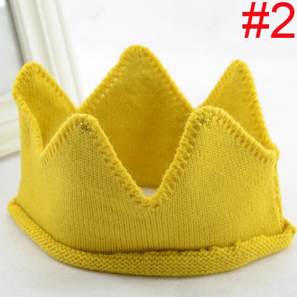 Baby crown Headband Girls Crochet hair accessories Children hair bands Soft Headwear Hair Band 1pc HB278 - Shopy Max