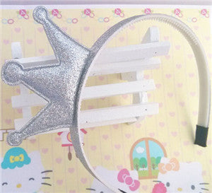 New Summer Style dress headwear shiny Crown Headband girls Hair Accessories Children