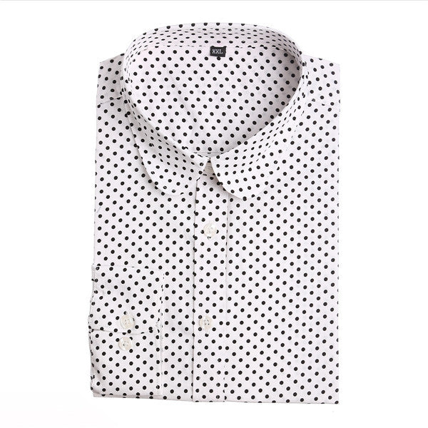 Hot Sale Women Polka Dot Shirt