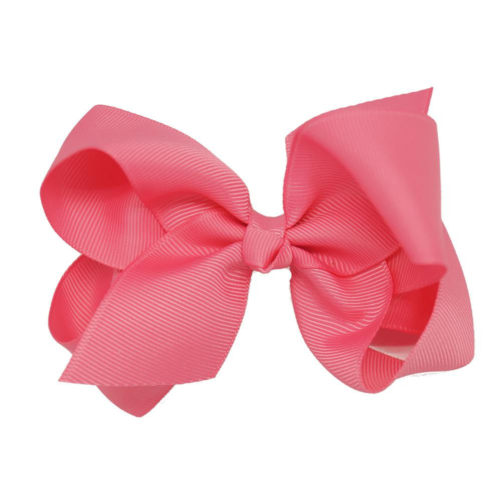 Baby Ribbon Bow With Hair Clips Baby Girl Hair Bows Boutique Hair Bows - Shopy Max