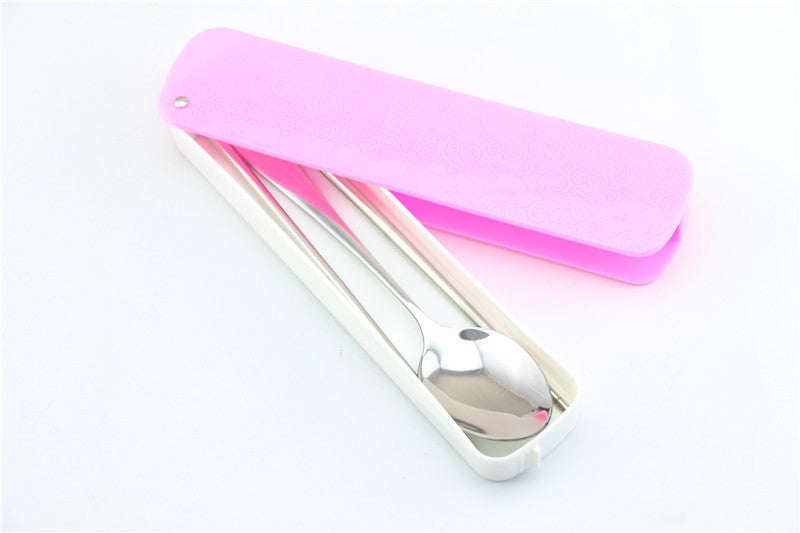 travel cutlery reused fork & spoon & chopsticks lunch box Companion tableware - Shopy Max