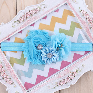 Baby Headband Hair Bowknot lace Headbands Infant Hair Accessories Girls grosgrain ribbon - Shopy Max