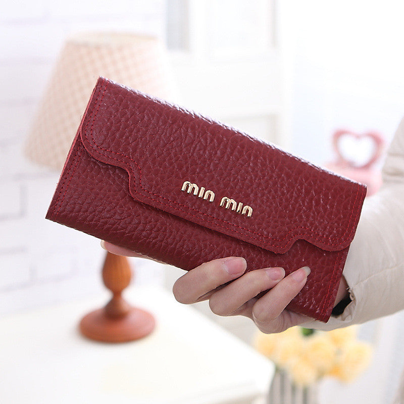 2016 fashion women business wallet genuine leather women