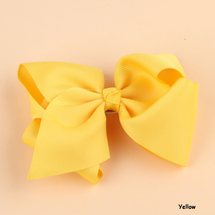 Cute Baby Grosgrain Ribbon Bow Hair Clip Pin Flower Baby Girl Headdress Accessories