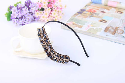 Fashional New Crystal & Acrylic Beads Decorated Bows Flowers Hairbands Hair Jewelry for Girls