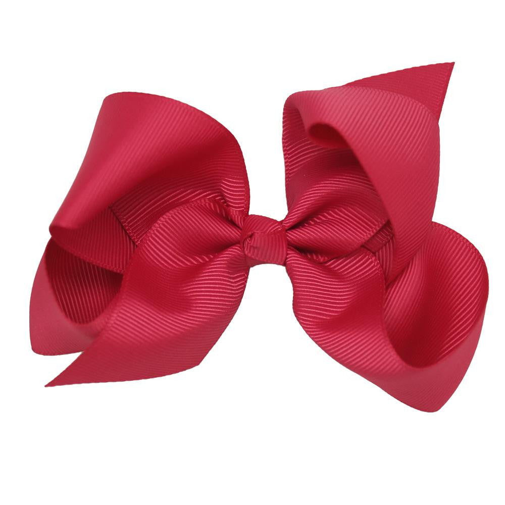 Baby Ribbon Bow With Hair Clips Baby Girl Hair Bows Boutique Hair Bows - Shopy Max