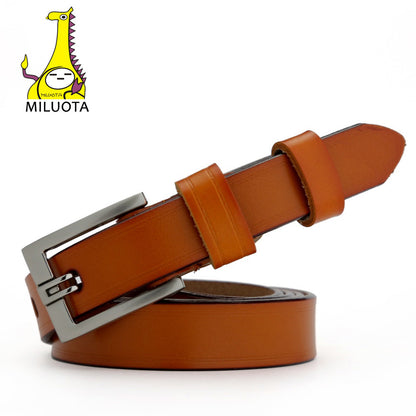 [MILUOTA] 2016 Designer Belts for Women Genuine Leather Fashion Dress belt