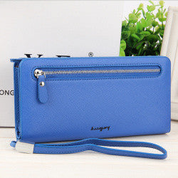 Baellerry Women Purse Business Card Holder For Woman Long Zipper Clutch - Shopy Max