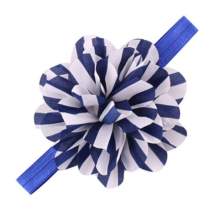 Best Deal New Fashion 1PC Lovely Baby Girls Headbands Striped Flower Headbands