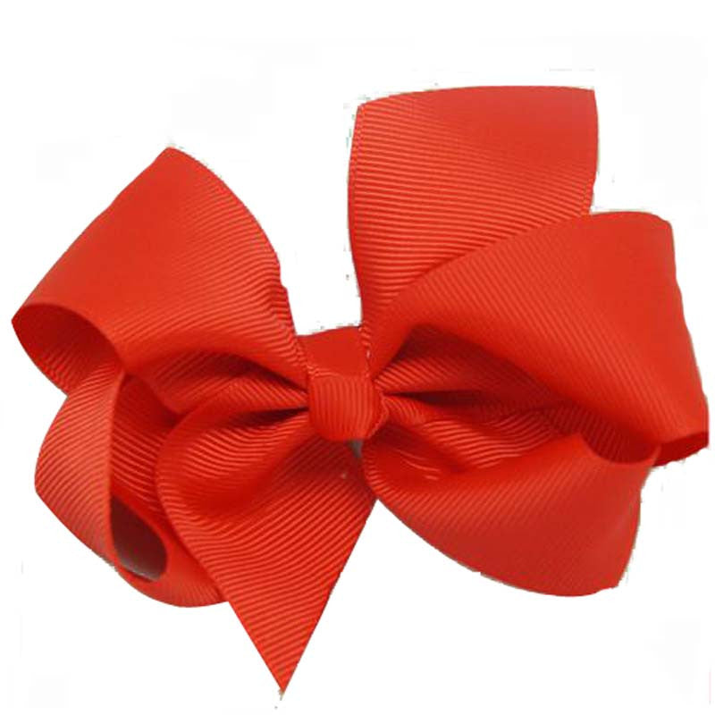 Baby Ribbon Bow With Hair Clips Baby Girl Hair Bows Boutique Hair Bows - Shopy Max