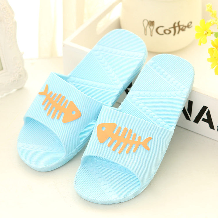 Lovers home Bathroom Home Slippers Summer Home Male Female Indoor Bath Slippers (pls select one size larger for home slippers)