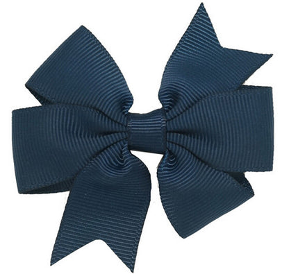 3" New Fashion High Quality Pinwheel Solid Hair Bow For Baby Girls Sweet Lovely Hairgrips - Shopy Max