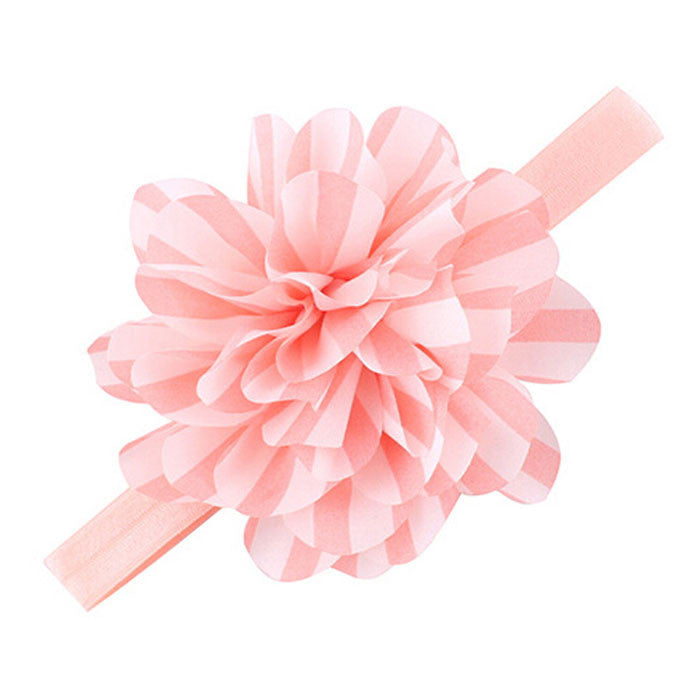 Best Deal New Fashion 1PC Lovely Baby Girls Headbands Striped Flower Headbands