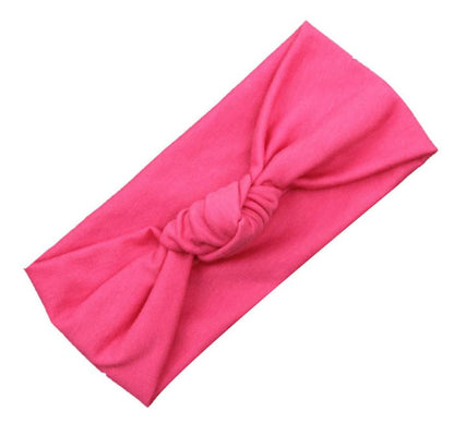 Cotton Baby Turban Headband Enfeites De Cabelo Infantil Accessories Wholesale Head Band Hair #2898