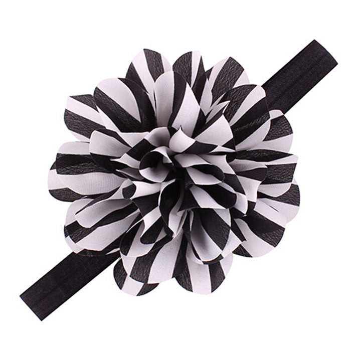 Best Deal New Fashion 1PC Lovely Baby Girls Headbands Striped Flower Headbands