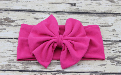 5" Cotton Large Bowkont Baby girls Headbands Vintage sector Big bows For Children