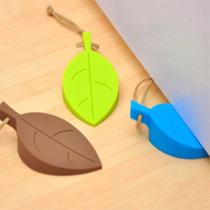 Convenient Silicone Leaves Design Door Stop Baby Safe Doorways Baby Care Product