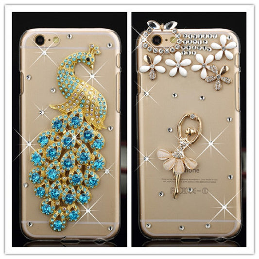 Luxury Bling Diamond Rhinestone  cover Case For iPhone 6 4.7inch Shining Crystal protective case cover For iphone 6 4.7" - Shopy Max