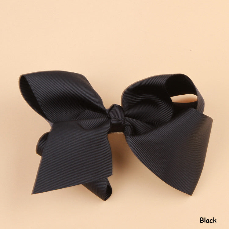 Cute Baby Grosgrain Ribbon Bow Hair Clip Pin Flower Baby Girl Headdress Accessories