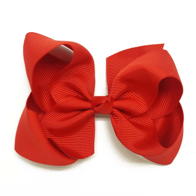 Baby Ribbon Bow With Hair Clips Baby Girl Hair Bows Boutique Hair Bows - Shopy Max