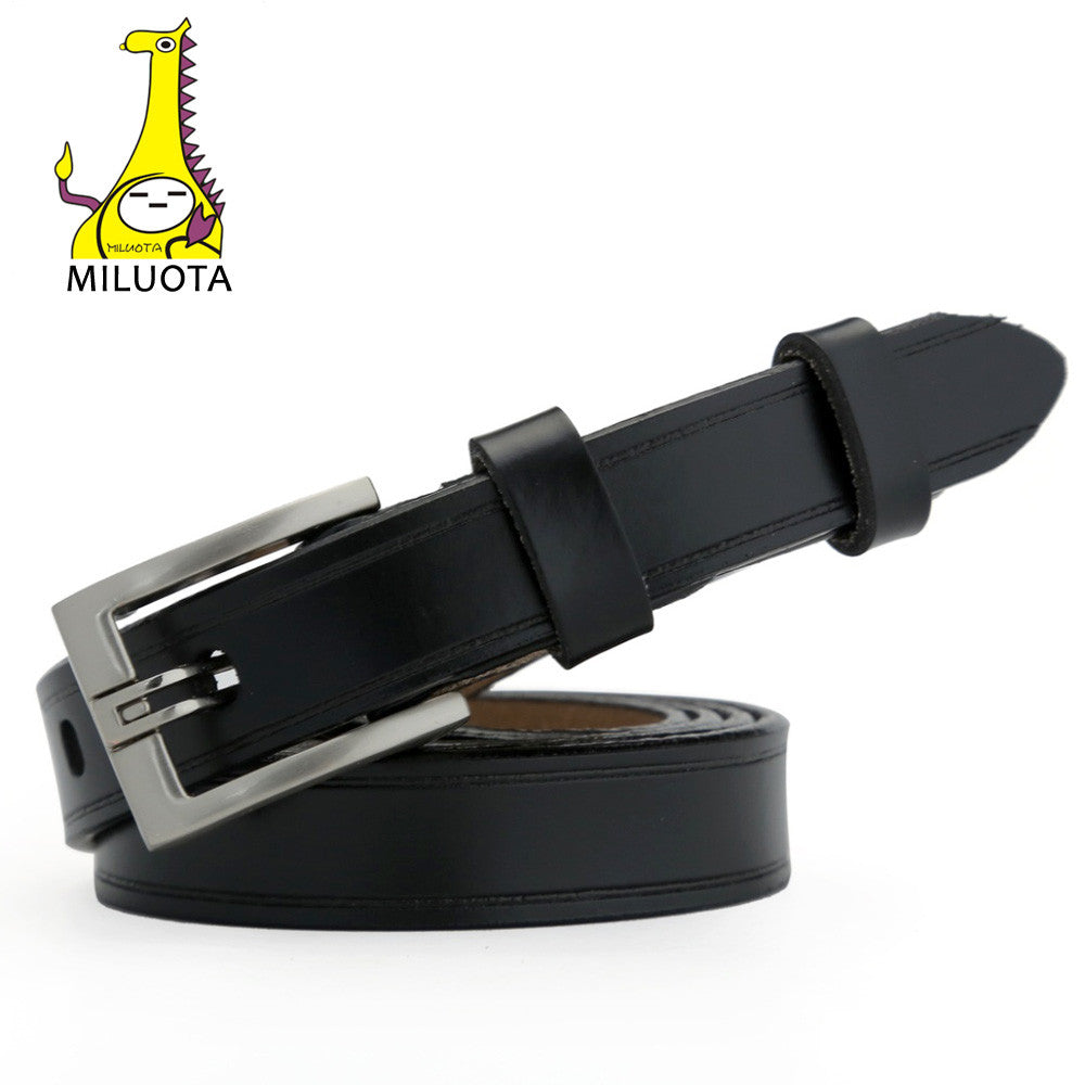 [MILUOTA] 2016 Designer Belts for Women Genuine Leather Fashion Dress belt