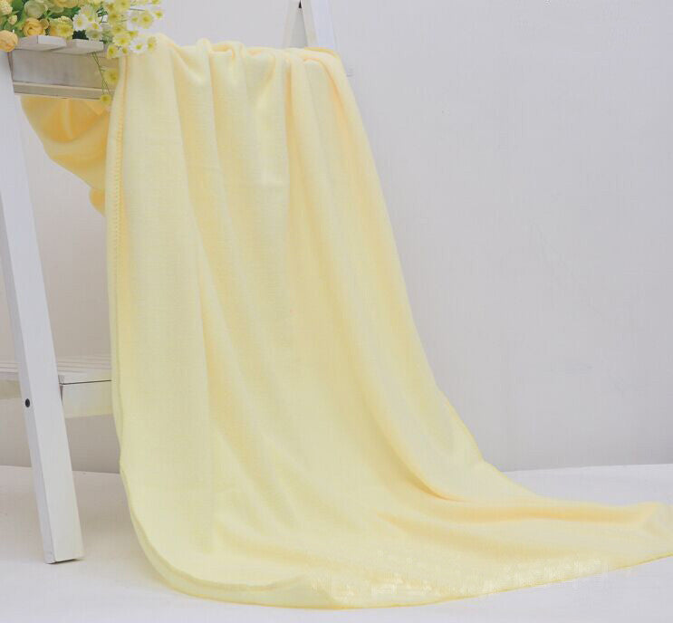 1 Pc 70x140cm Bamboo Towel Bath Shower Fiber Cotton Super Absorbent Home Hotel - Shopy Max