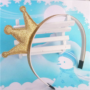 New Summer Style dress headwear shiny Crown Headband girls Hair Accessories Children