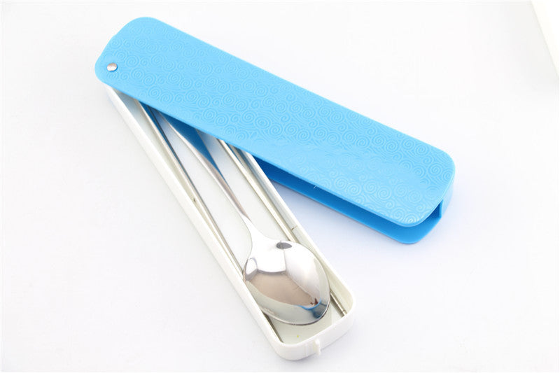 travel cutlery reused fork & spoon & chopsticks lunch box Companion tableware - Shopy Max