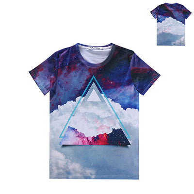 Mushroom Clown Cloud 3D Print T-Shirt