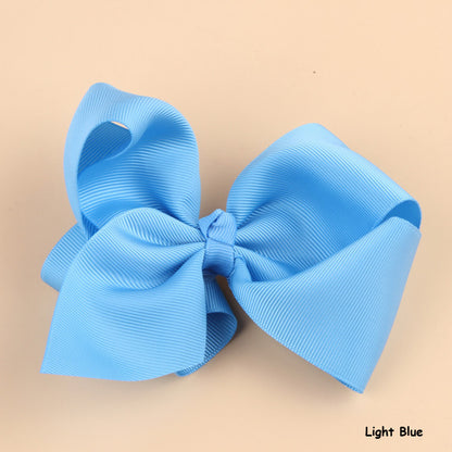 Cute Baby Grosgrain Ribbon Bow Hair Clip Pin Flower Baby Girl Headdress Accessories