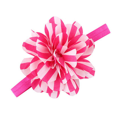 Best Deal New Fashion 1PC Lovely Baby Girls Headbands Striped Flower Headbands