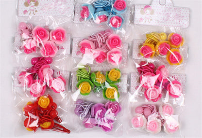 2016 Fashion Hair Accessories Baby Headband Kids Cute Hair Clip Elastic hair Bands Polyester Headbands Flower Hairpin For Girls