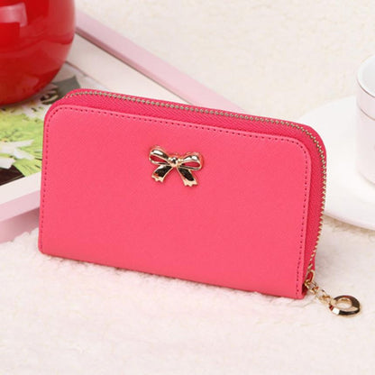 Hot On Sales Female Wallets Zipper Korean Cute PU Leather Solid wallet Women Wallets/clutch