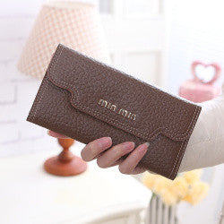 2016 fashion women business wallet genuine leather women